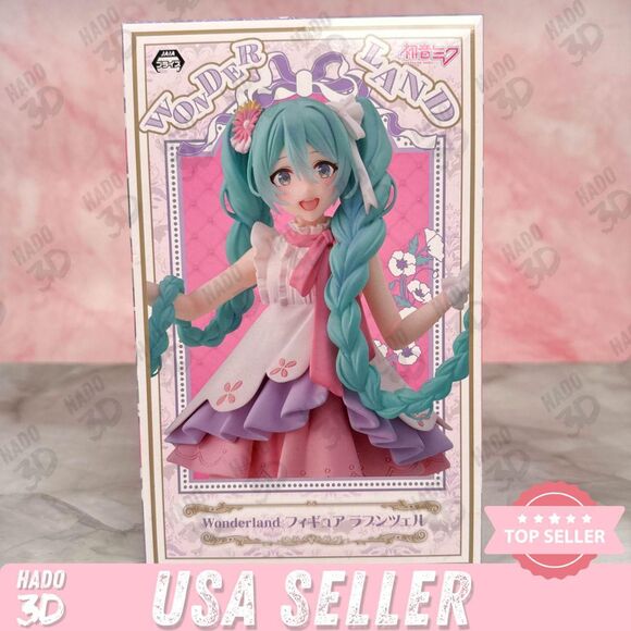 Miku Hatsune Figure Wonderland Rapunzel Vocaloid Anime Japan Taito US Seller - Picture 1 of 7